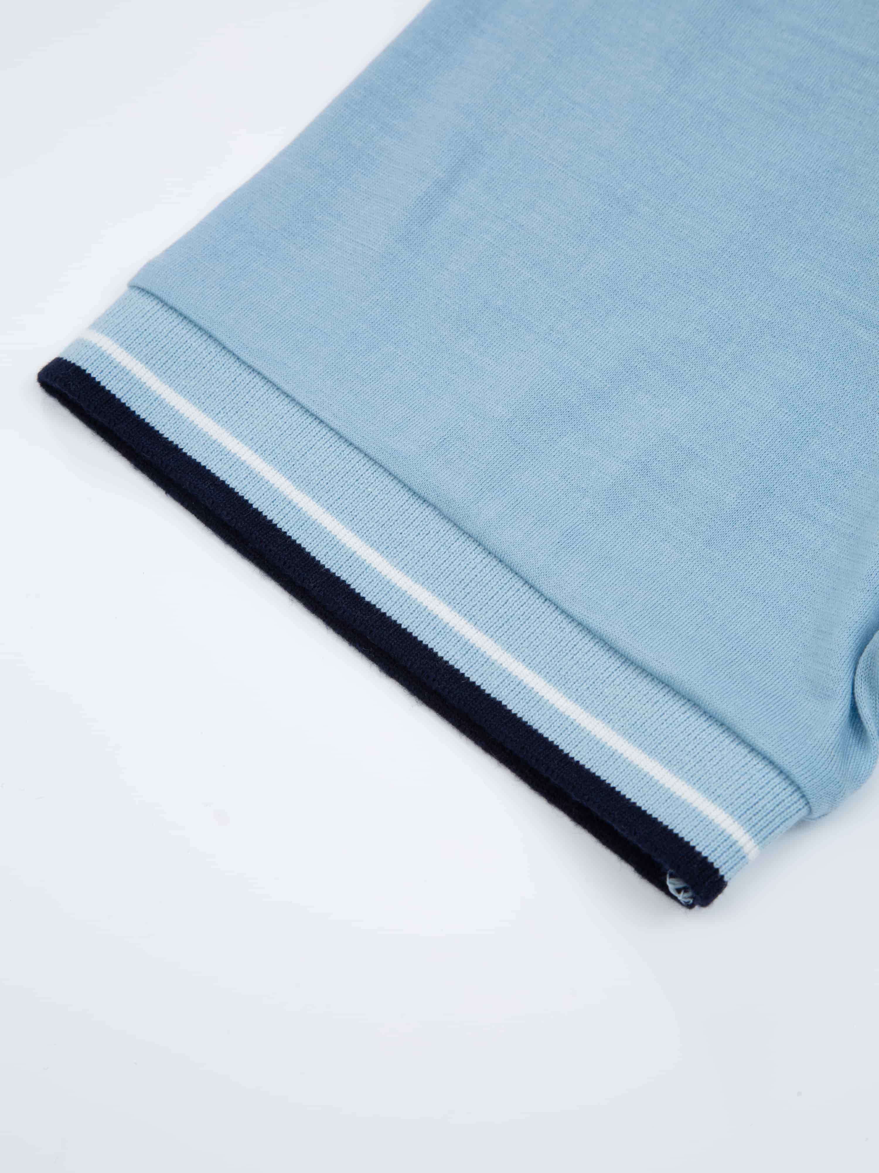 Kvina Merino T-skjorte Light Sky