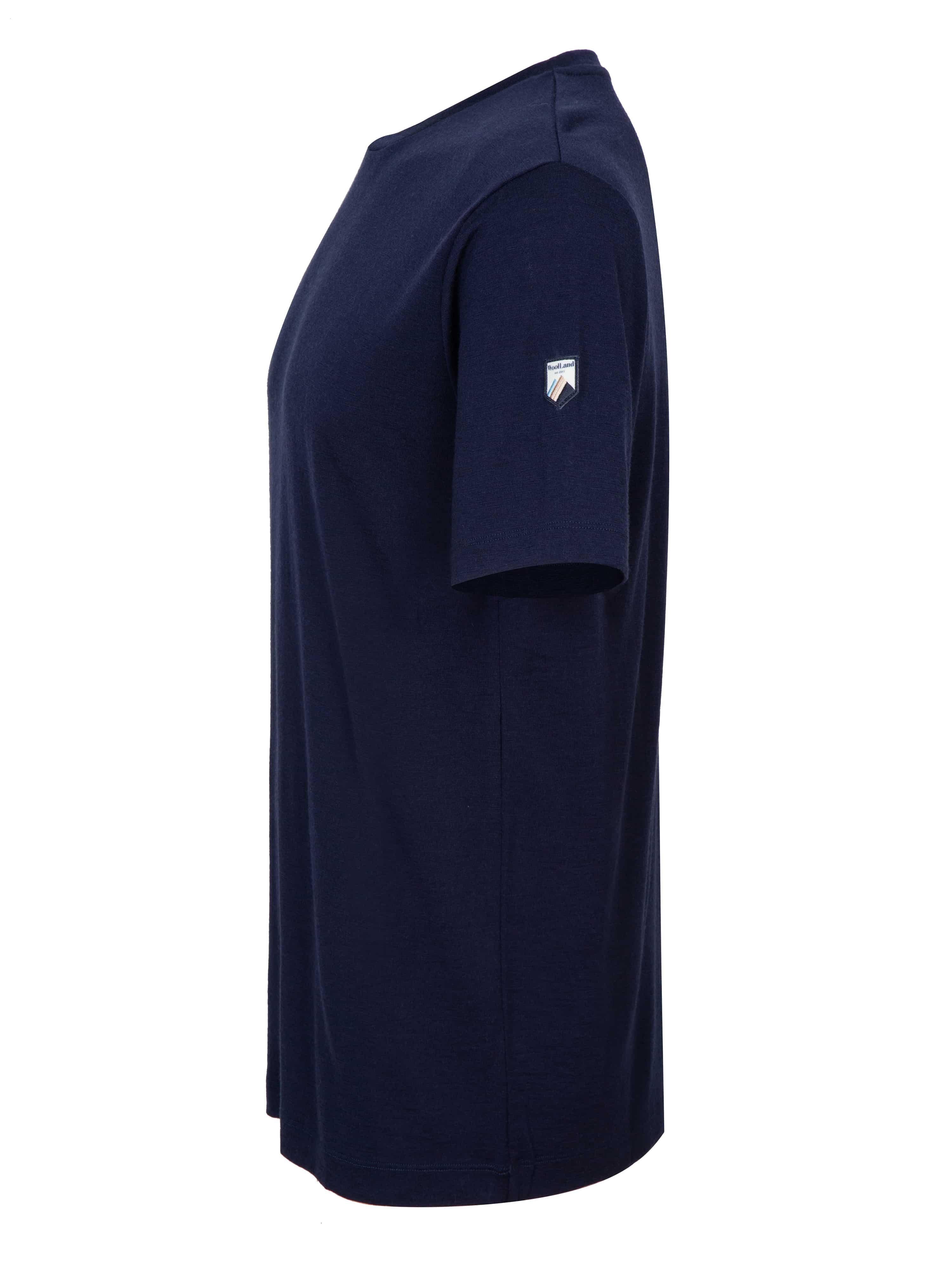 Kvina Merino T-skjorte Blue Ink