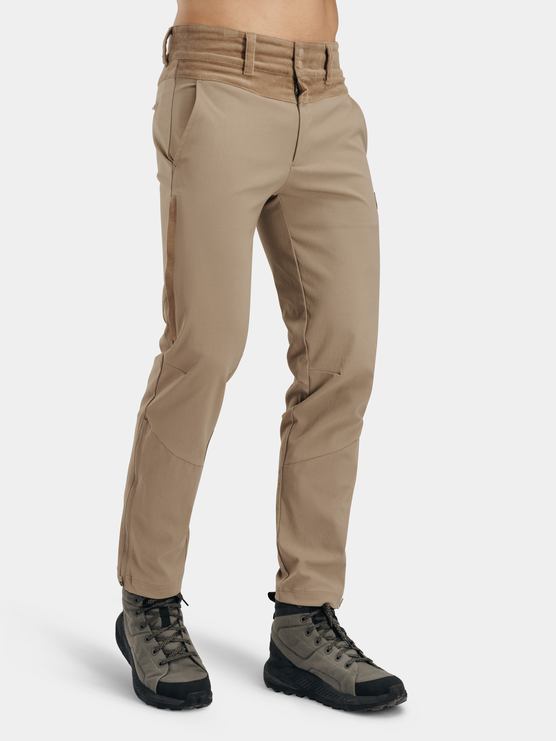 Romsdalshorn Cord Turbukse  Driftwood