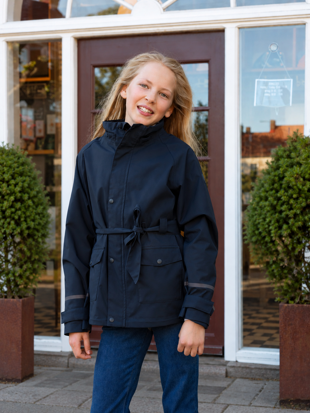 Florø Regnjakke  Dark Blue