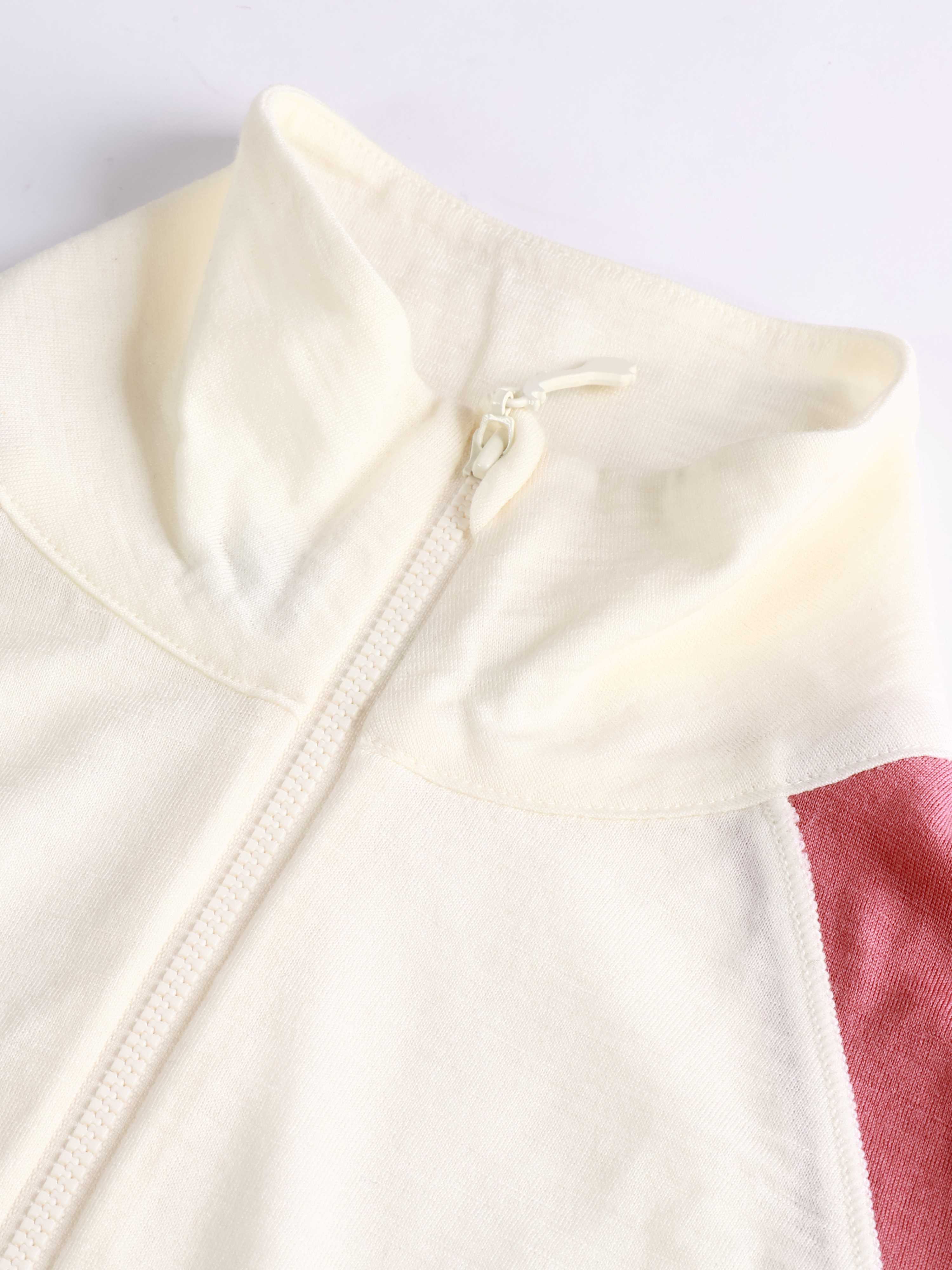 Hilleknuten Half-zip Ulltrøye Burned Rose