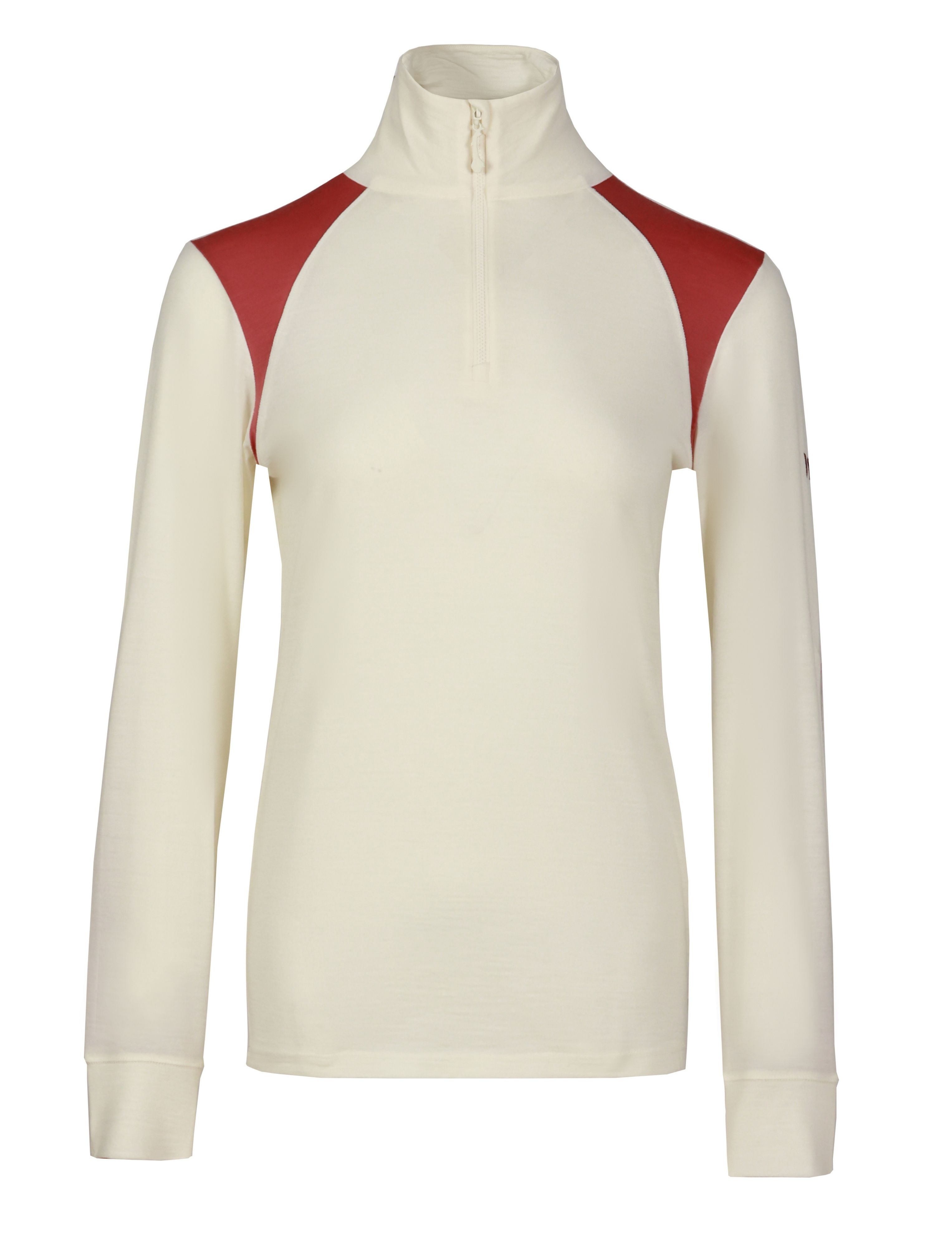 Hilleknuten Half-zip Ulltrøye Burned Rose