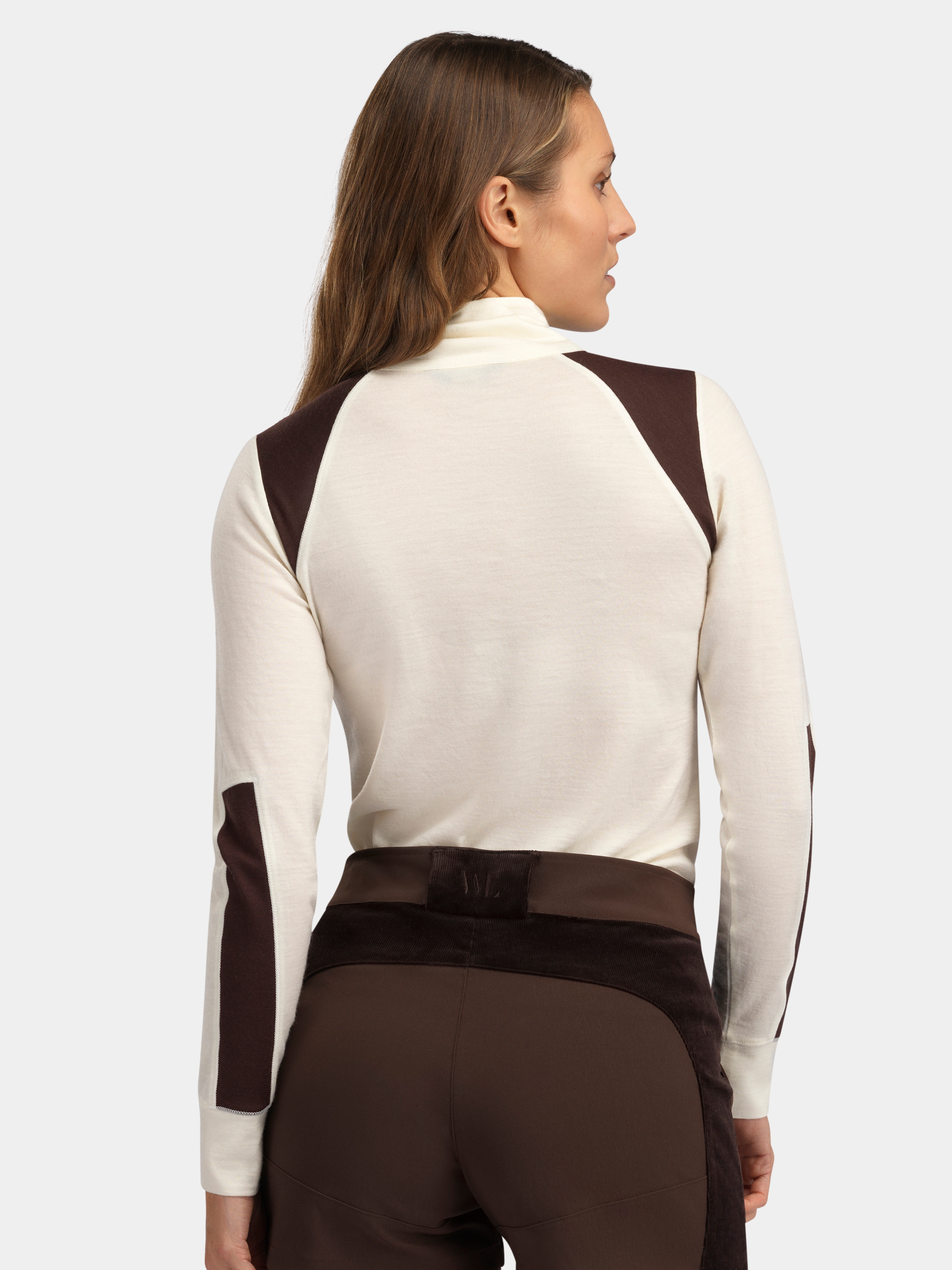 Hilleknuten Half-zip Ulltrøye Hot Fudge