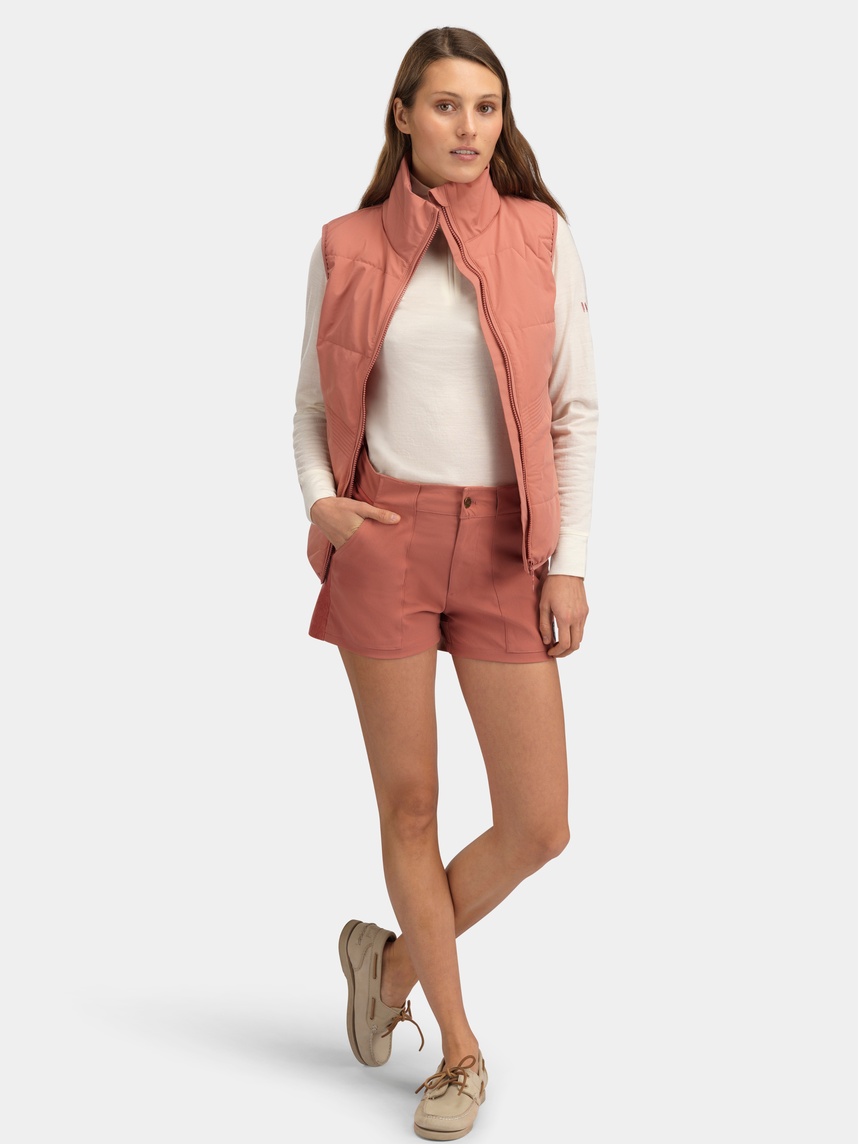 Romsdalseggen 3" Cord Shorts  Burned Rose