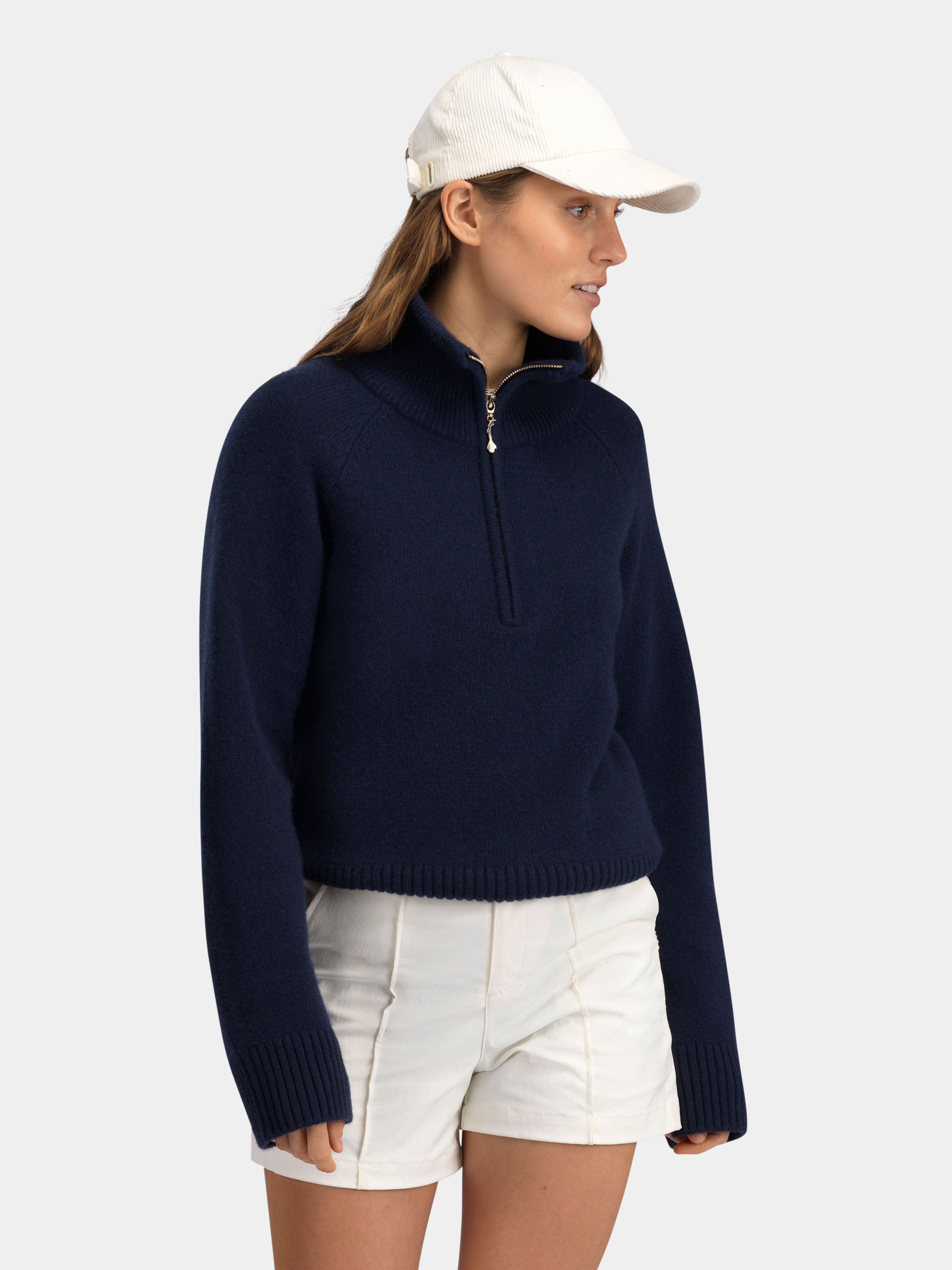 Snøheim Strikkegenser  Dark Blue