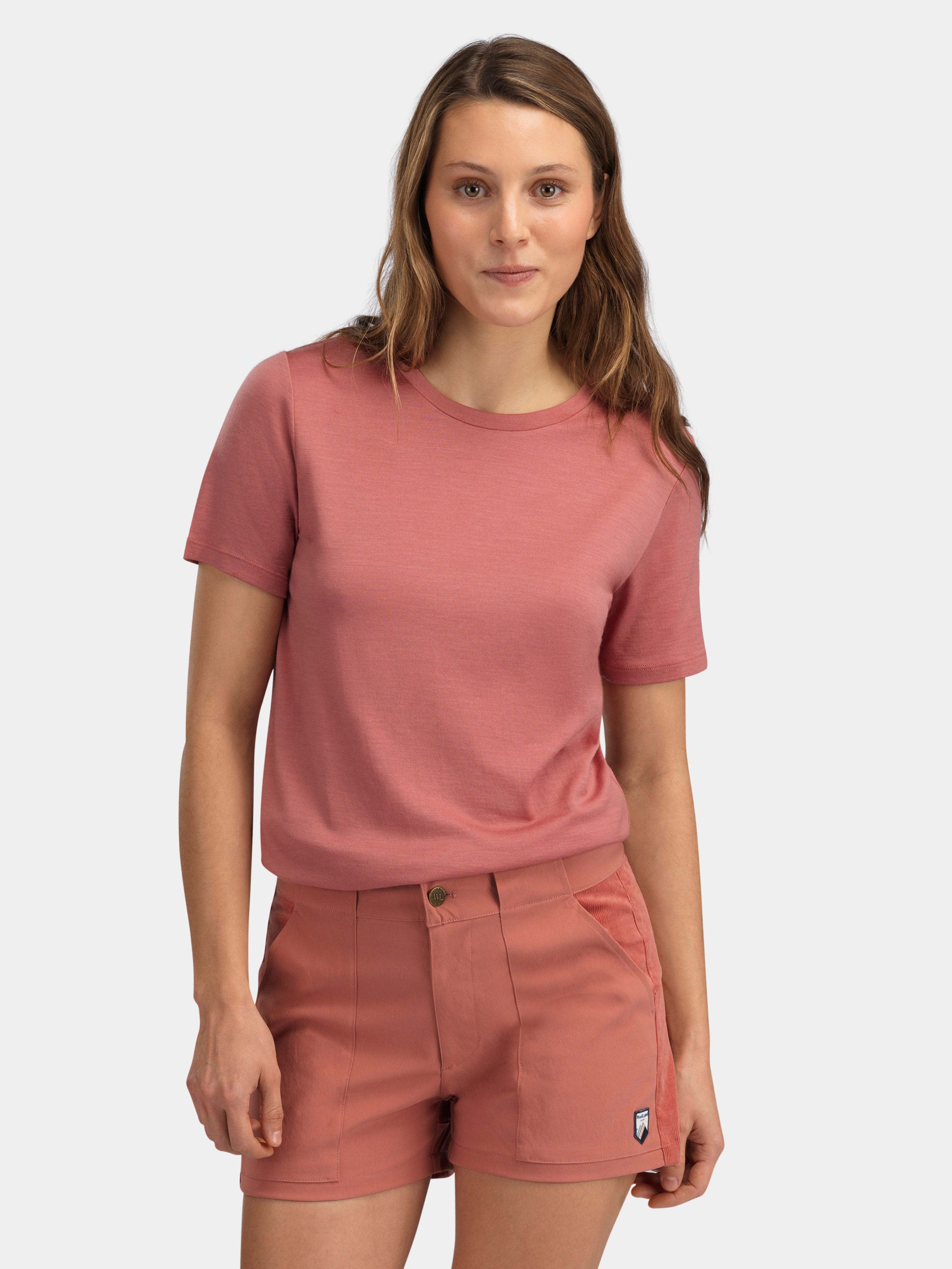 Romsdalseggen 3" Cord Shorts  Burned Rose