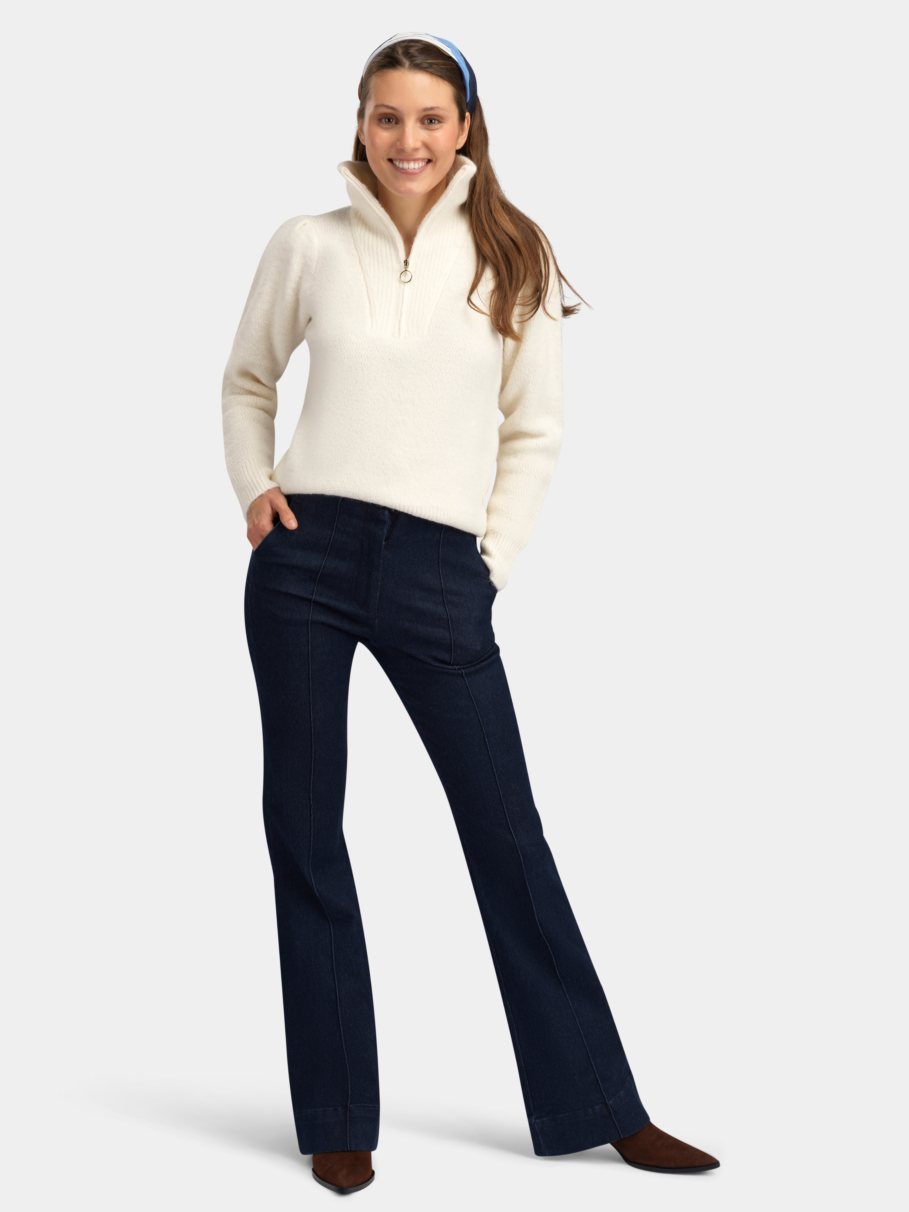 Veten Ulljeans 34" Dark Blue