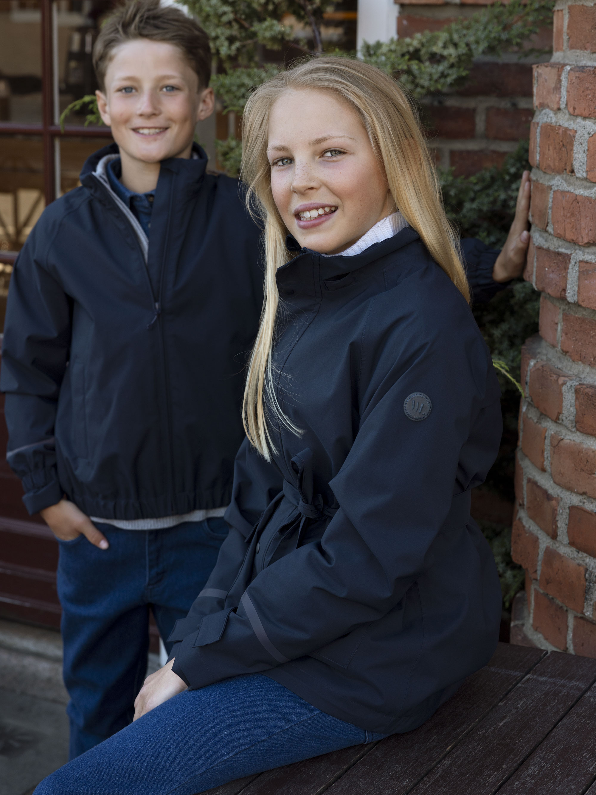 Florø Regnjakke  Dark Blue